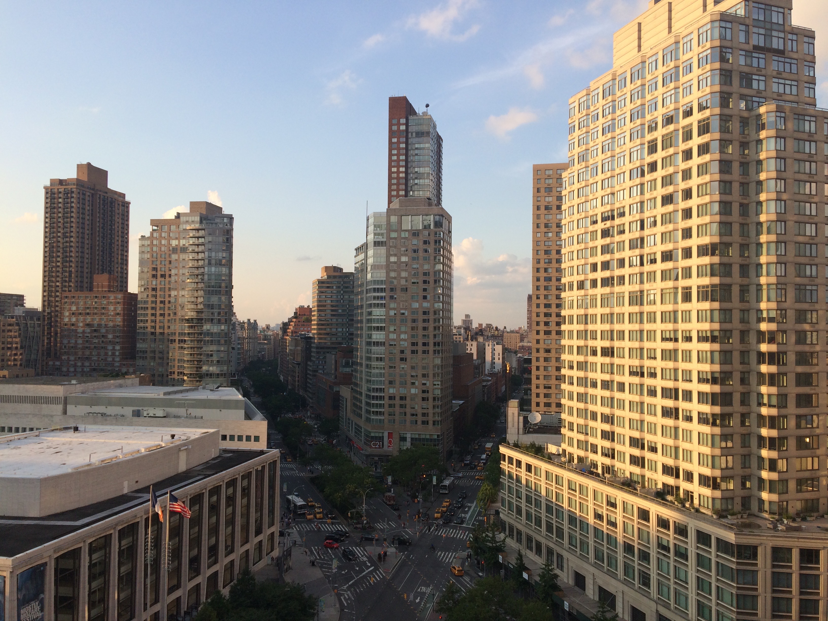 View of New York, taken during Advertising Week.